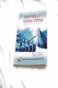 Corporate Accounting For B.Com (Hons.) IInd Year of Lalit Narayan Mithila University