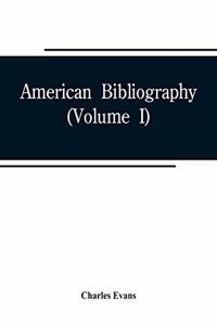 American bibliography