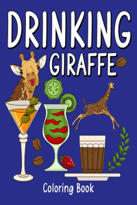 Drinking Giraffe Coloring Book