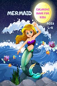 Mermaid Coloring Book for KIds