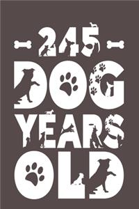 245 Dog Years Old