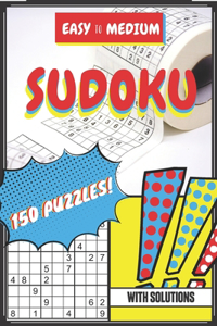 Easy to Medium Sudoku 150 puzzles with Solutions