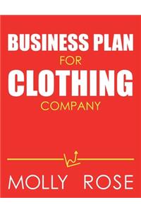 Business Plan For Clothing Company