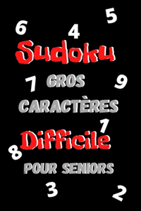 Sudoku Difficile gros caractères pour SENIORS -