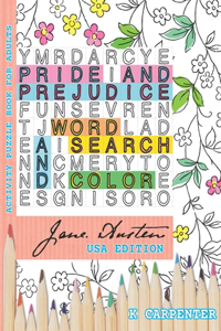 Pride and Prejudice Word Search and Color