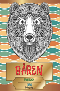 Malbuch - Mandala - Tiere - Bären