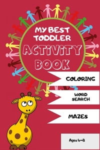 My Best Toddler Activity Book