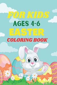 For Kids Ages 4-6 Easter Coloring Book