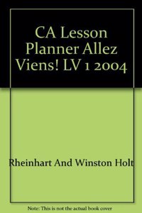 CA Lesson Planner Allez Viens! LV 1 2004