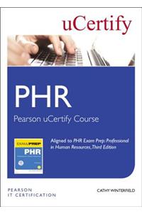 Phr Exam Prep Pearson Ucertify Course Student Access Card