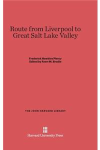 Route from Liverpool to Great Salt Lake Valley