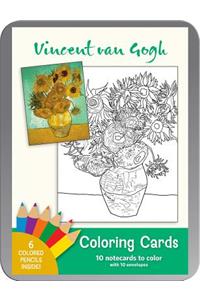 Vincent Van Gogh Coloring Card