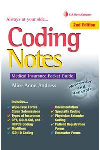 Coding Notes: Medical Insurance Pocket Guide