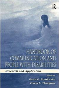 Handbook of Communication and People with Disabilities