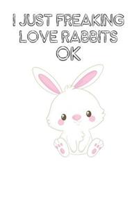 I Just Freaking Love Rabbits Ok