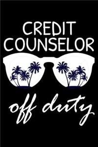 Credit Counselor Off Duty