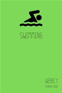 Swimming Weekly Planner Book