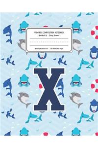 Primary Composition Notebook Grades K-2 Story Journal X