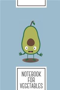 Notebook for vegetables
