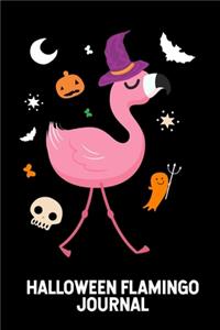 Halloween Flamingo Journal