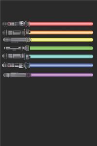 LGBT Lightsabers Swords Notebook