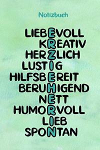 Notizbuch Erzieherin