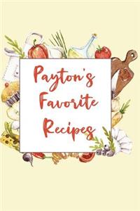 Payton's Favorite Recipes