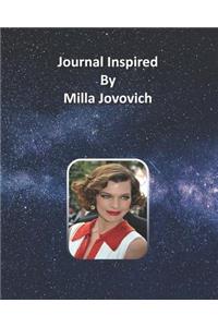 Journal Inspired by Milla Jovovich