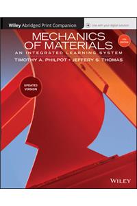 Mechanics of Materials: An Integrated Learning System, 4e Abridged Loose-Leaf Print Companion and Wileyplus Card Set