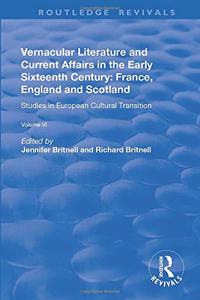 Vernacular Literature and Current Affairs in the Early Sixteenth Century