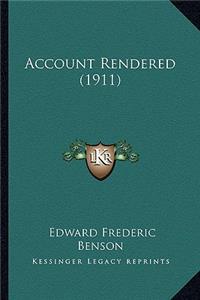 Account Rendered (1911)