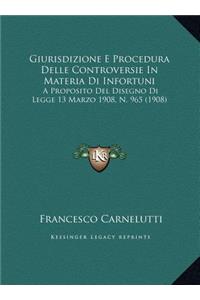 Giurisdizione E Procedura Delle Controversie In Materia Di Infortuni