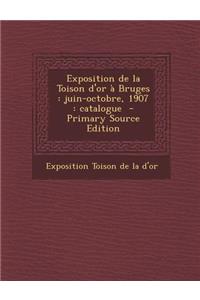 Exposition de La Toison D'Or a Bruges