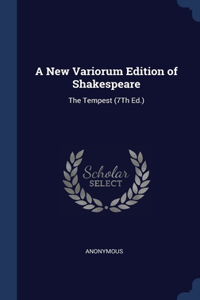 A New Variorum Edition of Shakespeare