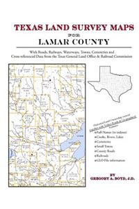 Texas Land Survey Maps for Lamar County