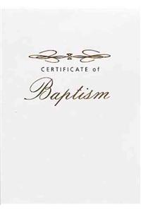Abingdon Select Collection Adult & Youth Baptism Certificate