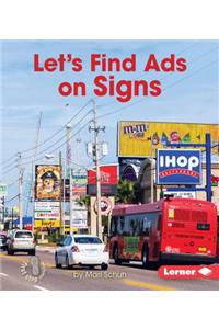 Let's Find Ads on Signs