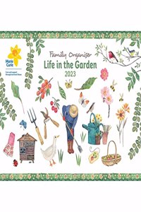 2023 Marie Curie, Lifein the Garden Month to View Tv Planner A4
