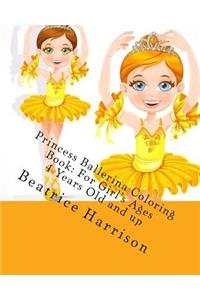 Princess Ballerina Coloring Book