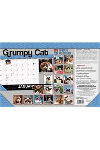 2019 Grumpy Cat 18-Month Desk Pad Planner: By Sellers Publishing