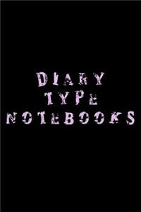 Diary Type Notebooks