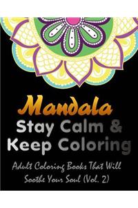 Mandala Adult Coloring Book Vol 2