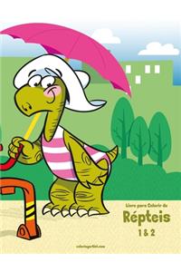 Livro para Colorir de Répteis 1 & 2