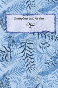 Terminplaner 2020 für einen Opa
