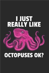 Octopus Krake Tintenfisch Notizbuch