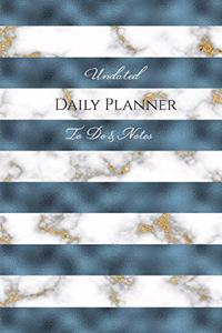 Undated Daily Planner - To Do & Notes