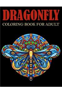 dragonfly coloring books for adult