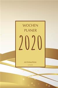 Wochenplaner 2020 mit Einkaufsliste