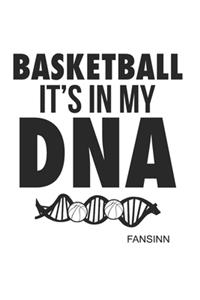 Cool Basketball Dna Notebook