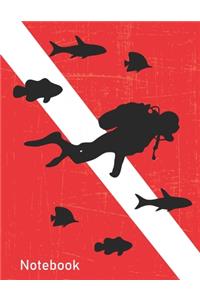Scuba Diving Notebook Journal